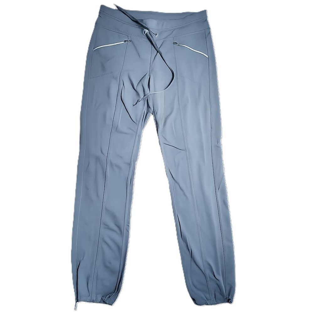 Athleta Jogger Pants Women’s Small Gray Stretch Zipper Pocket Athletic